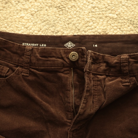 Corduroy Brown Pants - 34 Mens - Picture 2 of 8